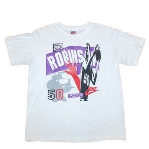 Vintage Nike David Robinson Grey Tag T-Shirt